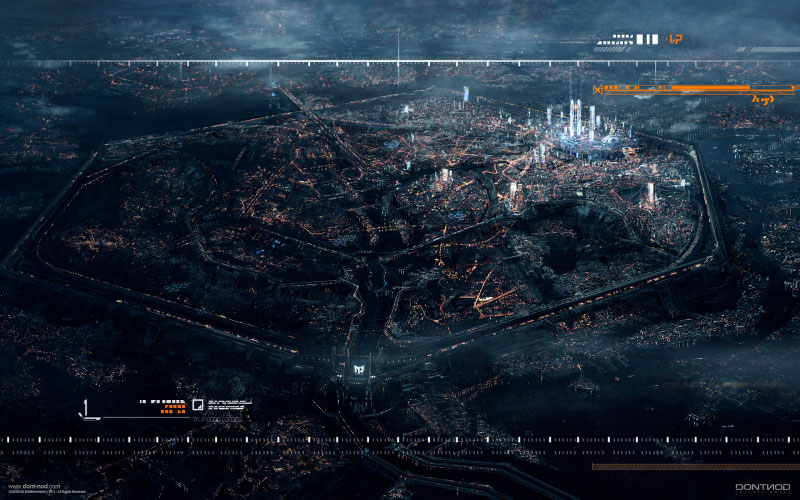 Illustration for article titled Amazing Concept Art of a Blade Runner-ified Paris